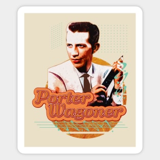 Porter Wagoner \\ Retro art Sticker